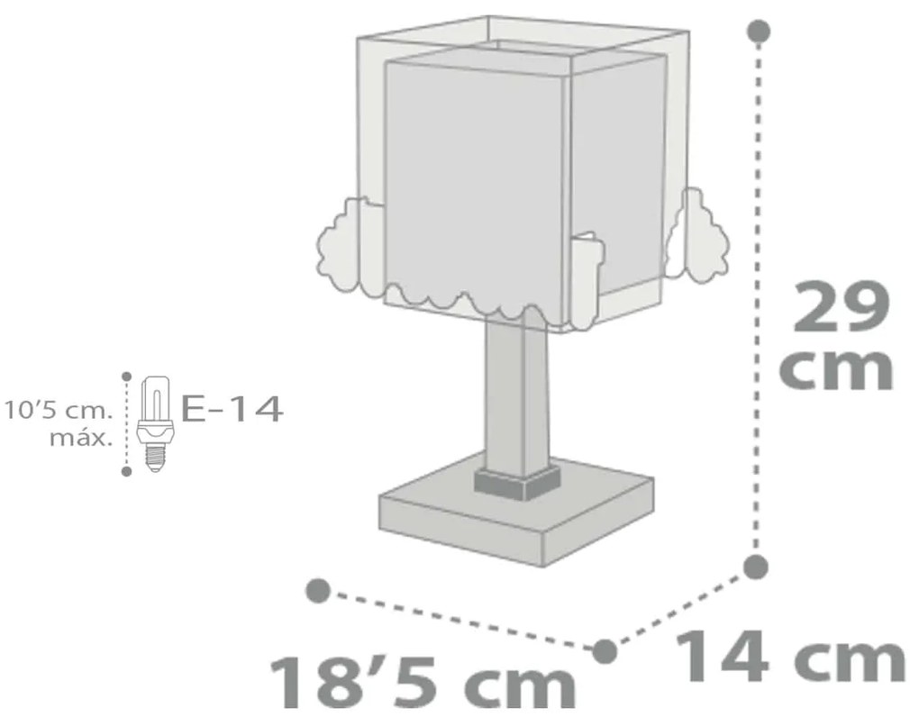 Лампа за четене Ango The Night Train