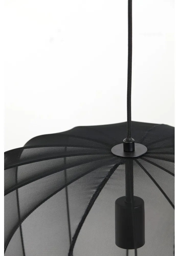 Черна лампа за таван ø 50 cm Plumeria - Light &amp; Living