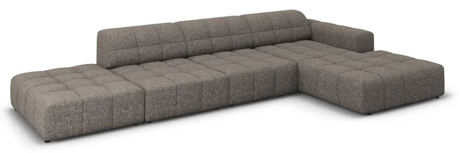 Тъмносив ъглов диван (десен ъгъл) Chicago – Cosmopolitan Design