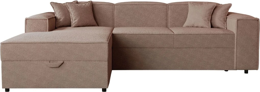 Ъглов диван Santos-Кафяв ляв