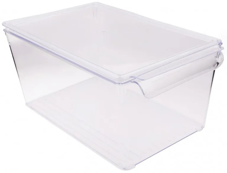 Комплект 3бр органайзери за хладилник Hermia 964FRM3417, 20x32.5x14 см, Без BPA, Пластмаса, Прозрачен