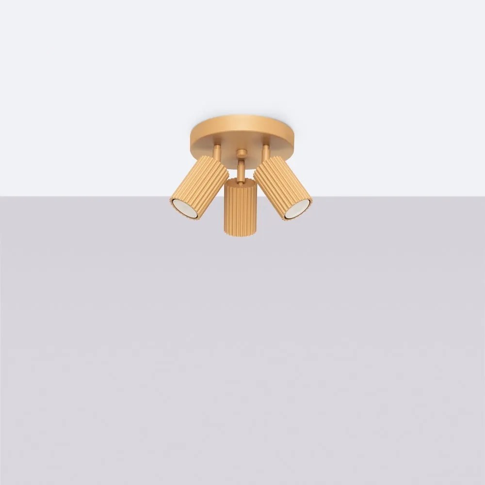 Прожектор в златист цвят Gleam – Sollux