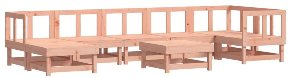 3186282 vidaXL Градински лаундж комплект, 8 части, дугласко дърво масив