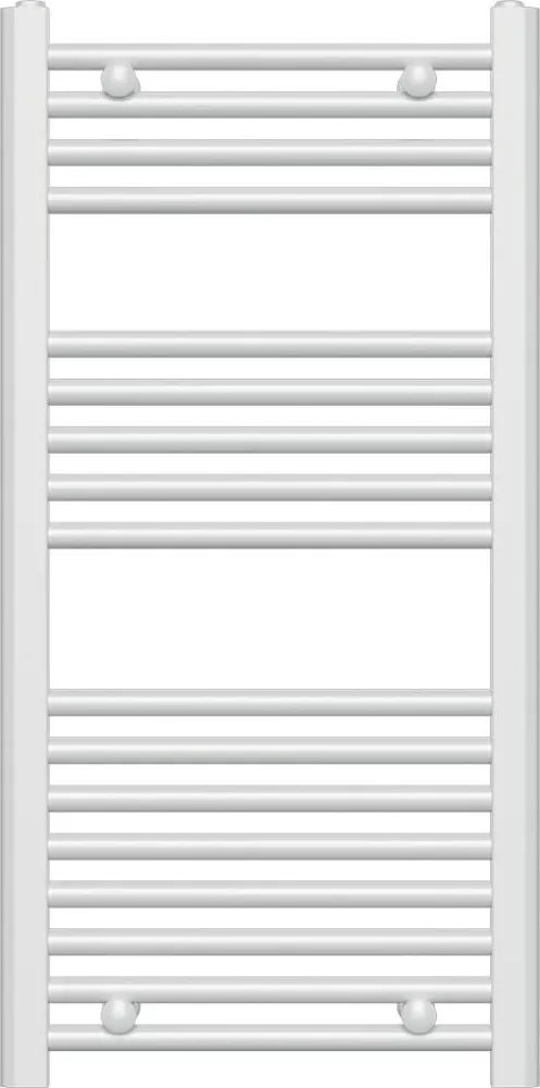 Novaservis - Стълбовиден радиатор за баня 365W/230V 90x45 cm бял, прав