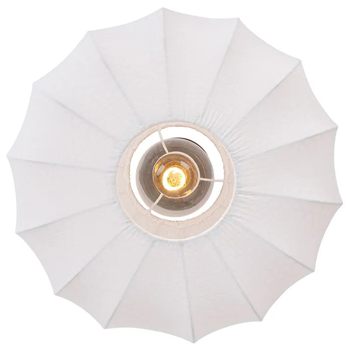 Japandi таванна лампа бяла 40 см - Madleine