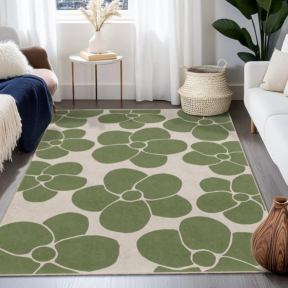 Зелена пътека подходяща за пране 60x230 cm Green Meadow – Mila Home