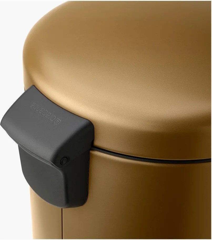 Стоманено кошче за боклук с педал в месингов цвят 30 l NewIcon – Brabantia