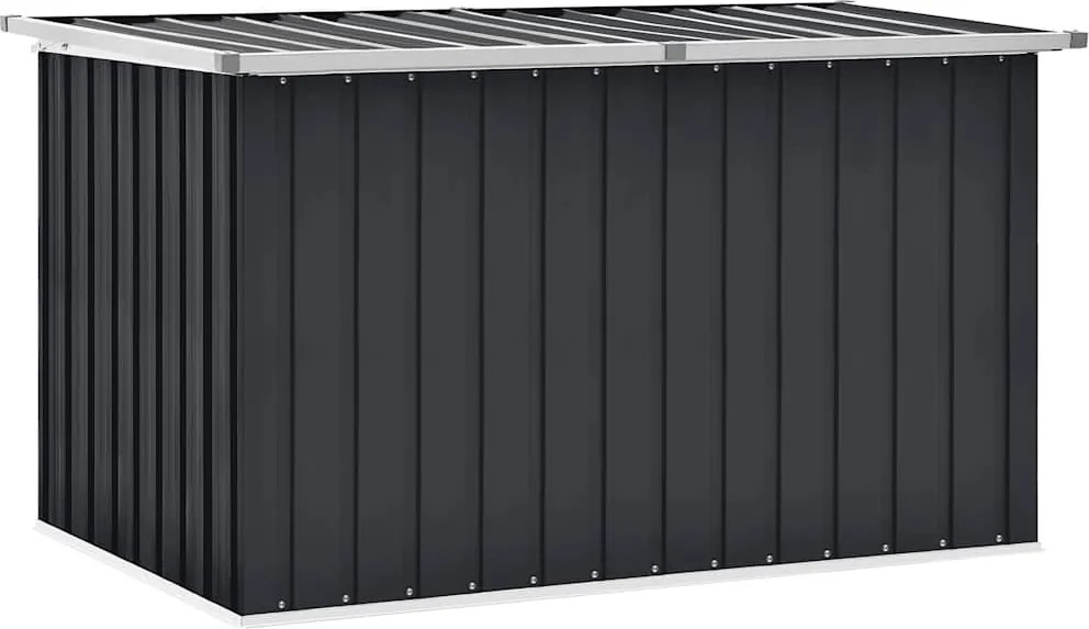 46267 vidaXL Градински сандък за съхранение, антрацит, 149x99x93 см