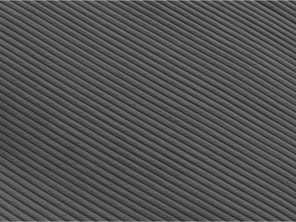 Тъмносив ъглов диван от рипсено кадифе Belair – Bobochic Paris