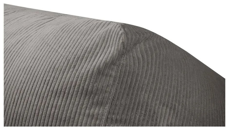 Кафяв пуф от рипсено кадифе Sofa Snug – SLOWDOWN