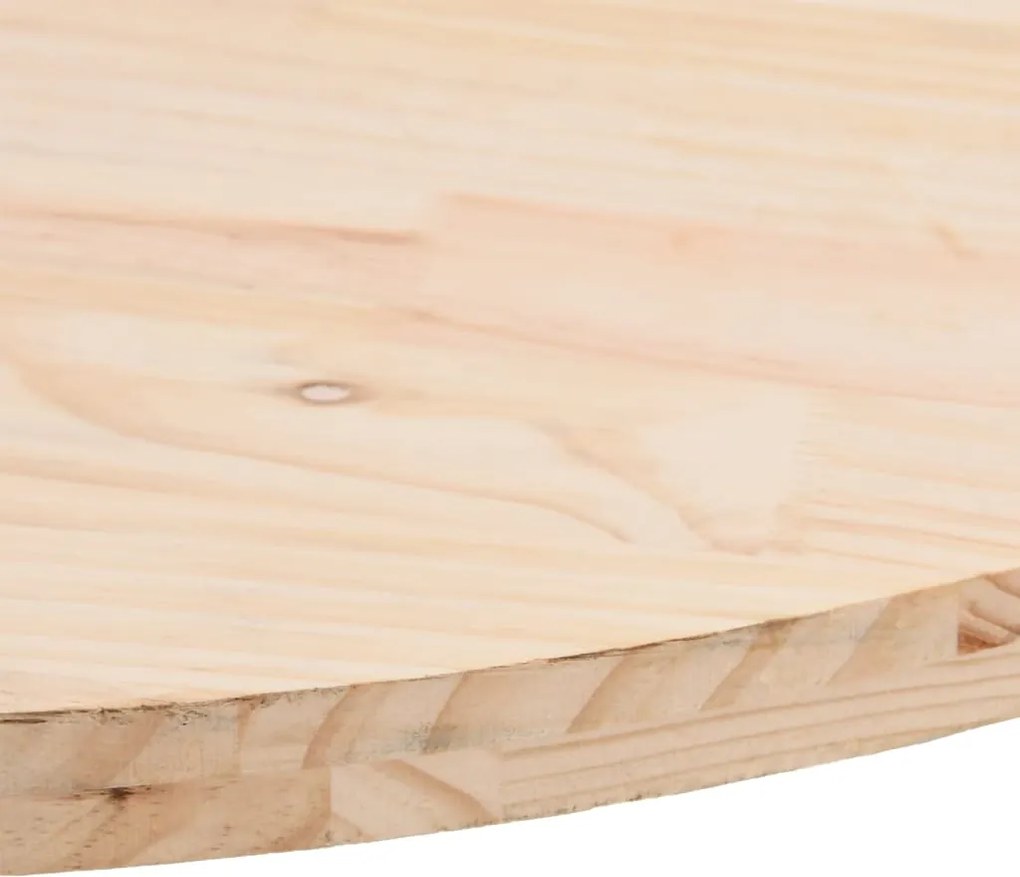 Плот за маса, 90x45x2,5 см, бор масив, овален