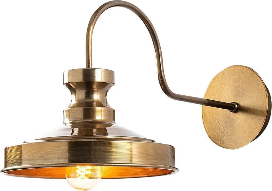 Стенна лампа в златист цвят ø 22 cm Kiruna – Opviq lights