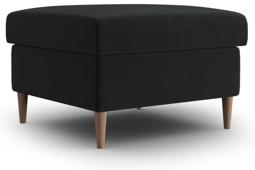 Черна кадифена табуретка Kyoto – Cosmopolitan Design