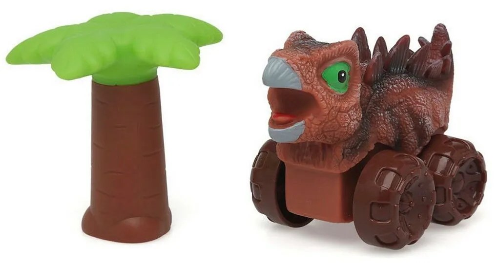 Кола играчка Dinosaur Series Кафяв