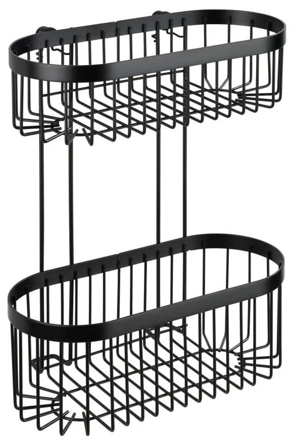 Кошница за стена Black Classic Plus 2 Tier - Wenko