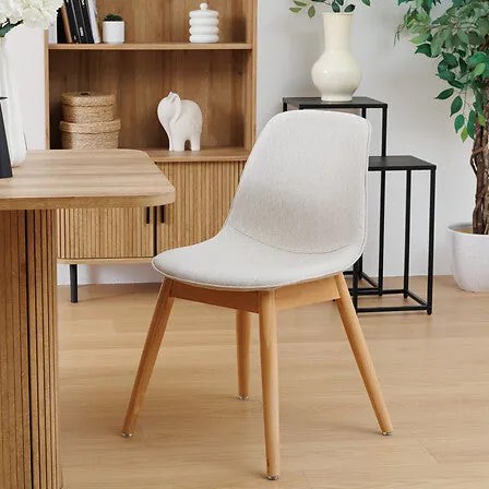 Трапезен стол atmosphera Ayati, Хевея - Бежов