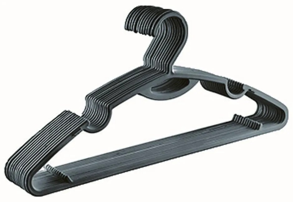 Пластмасови закачалки в комплект от 12 броя - Mioli Decor