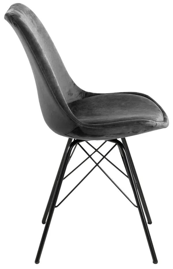 Черно-сив трапезен стол Eris - Actona