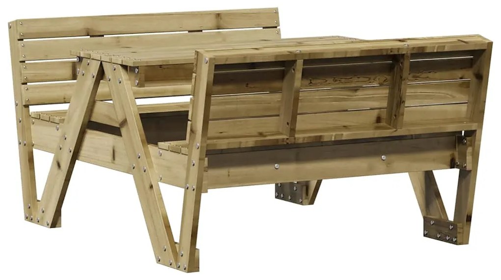 832605 vidaXL Маса за пикник за деца 88x122x58 см импрегнирано борово дърво