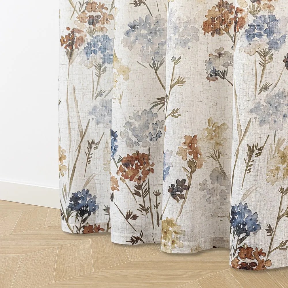 Кремаво перде 135x250 cm Flosi – Restilo