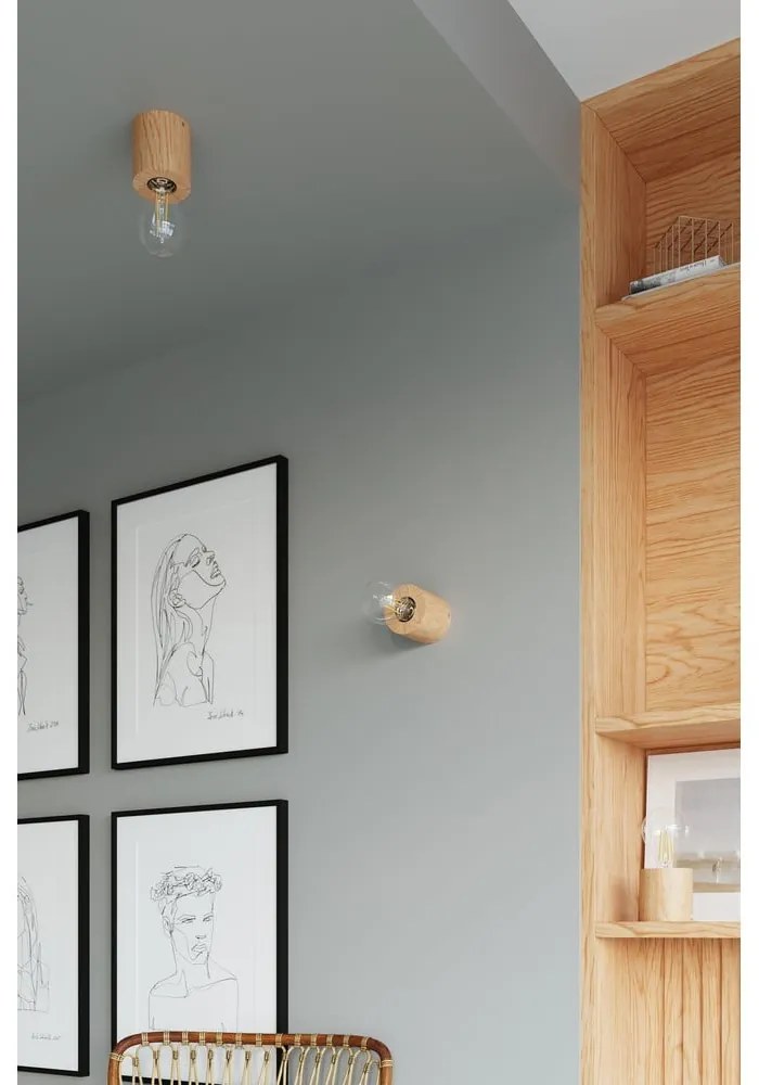 Дървена настолна лампа Elia - Sollux