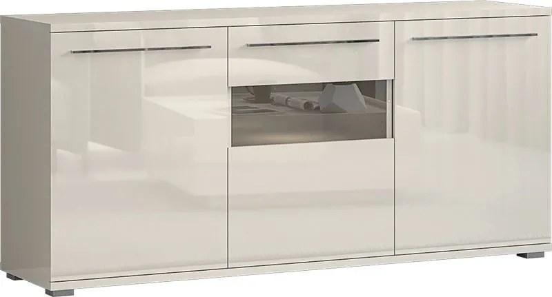 3D Бюфет с ниско царство 3D-дължина: 180 см.-Бежово