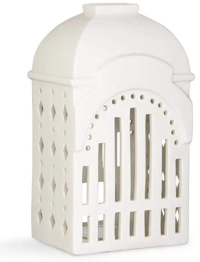 Бял керамичен свещник Urbania Lighthouse Tivoli - Kähler Design