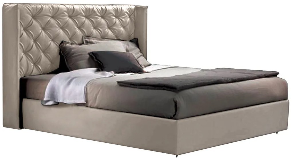 легло Ikelos Fulton-Blue-160 x 200-With Кутия за съхранение