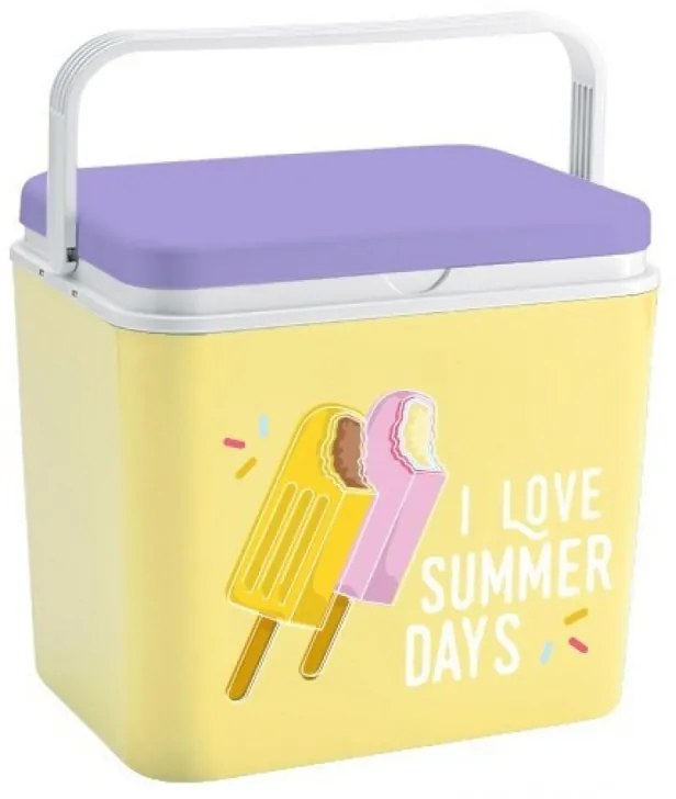 Хладилна кутия ATLANTIC Icecream, 30 литра, Пасивна, Охлаждане, Без BPA, Многоцветен