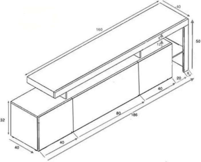 ТВ Стойка Лайма