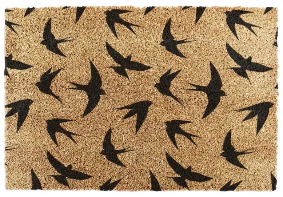 Изтривалка от кокосови влакна 40x60 cm Swallows – Artsy Doormats