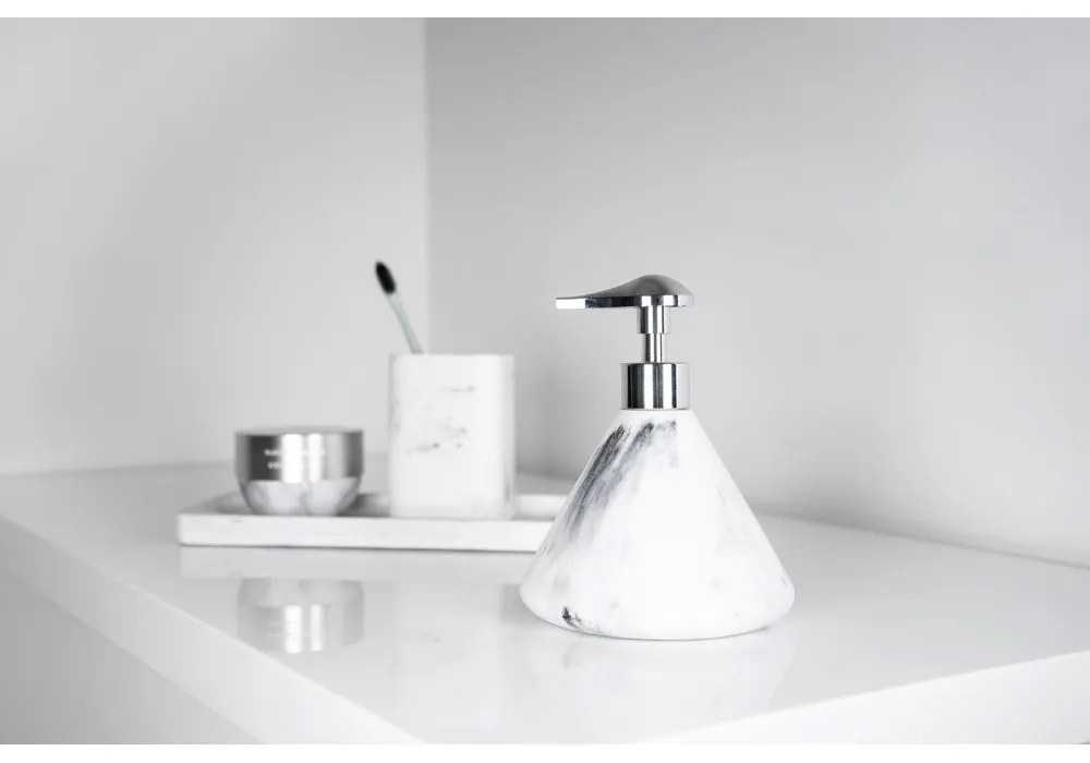 Бяла и сива табла за баня Desio - Wenko