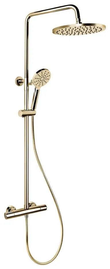 BATH DELUXE 31-120-08-64-00 - Душ комплект с термостат DRAGOR, лъскава месинг
