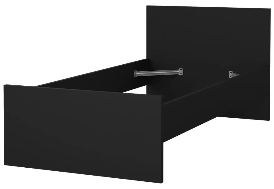 Черно единично легло 90x190 cm Naia – Tvilum