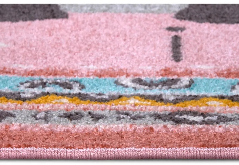 Розов детски килим 160x235 cm Panda - Hanse Home