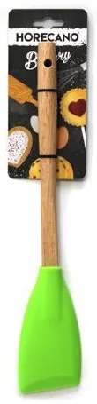 Силиконова шпатула с дървена дръжка Y-105 (5373) - Horecano