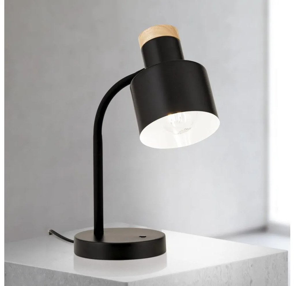 Orion - Настолна лампа GILI 1xE27/40W/230V черна