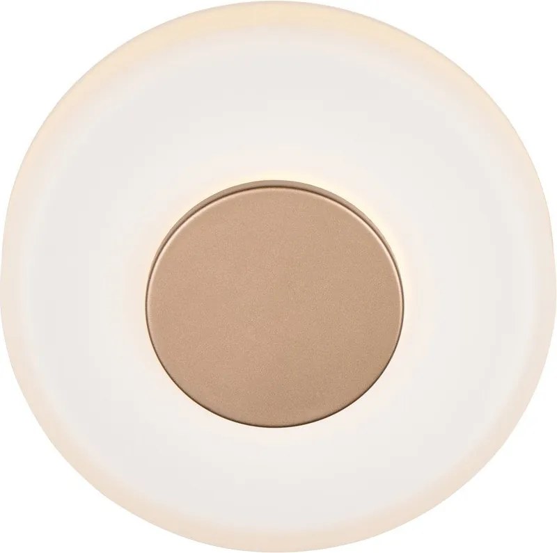 Бежова LED затъмняваща се стенна лампа ø 22 cm Celeste – Trio