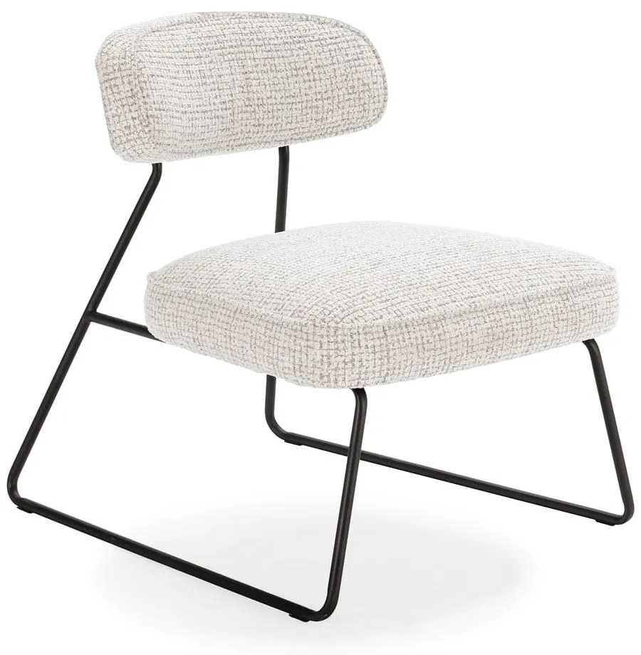 Бяло-бежово кресло Elon – Marckeric