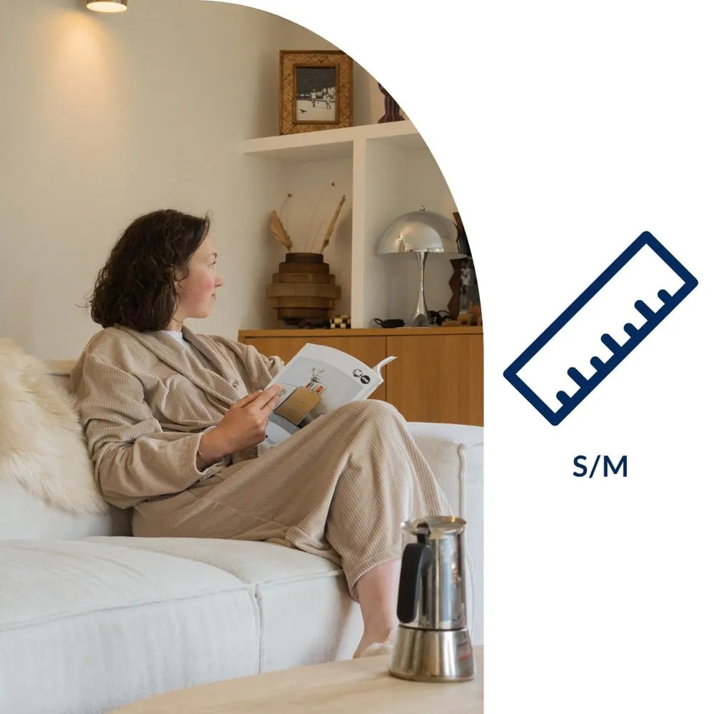 Кафяво-сива хавлия от микроплюш размер S/M Elena – Tiseco Home Studio