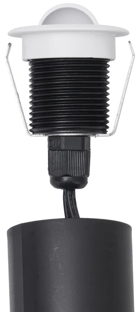 Комплект от 5 модерни наземни прожектора бели с LED IP67 - Linsey