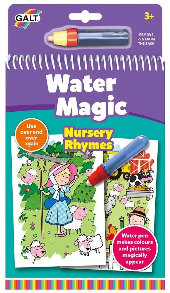 Galt - Бебешка книжка за рисуване с вода - Щастливо детство