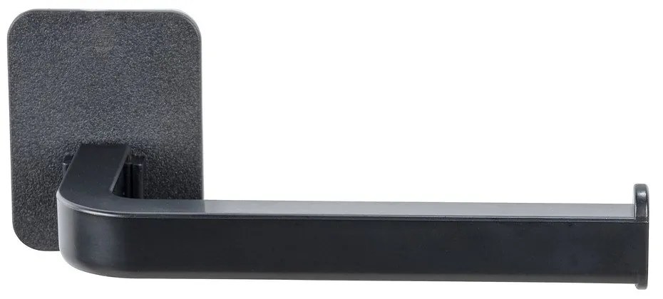 Черен пластмасов държач за тоалетна хартия без пробиване Parma – Allstar