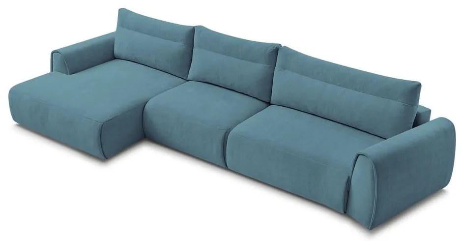 Син ъглов диван Aden – Bobochic Paris