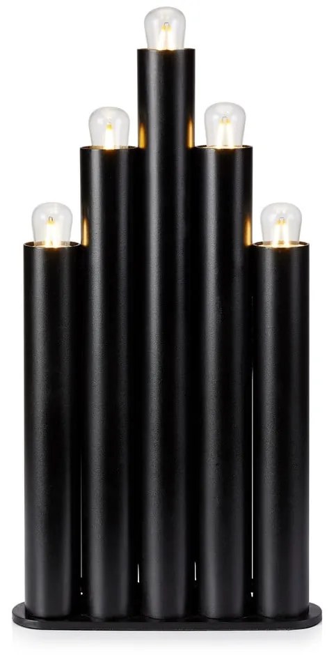 Черен коледен свещник Organo - Markslöjd