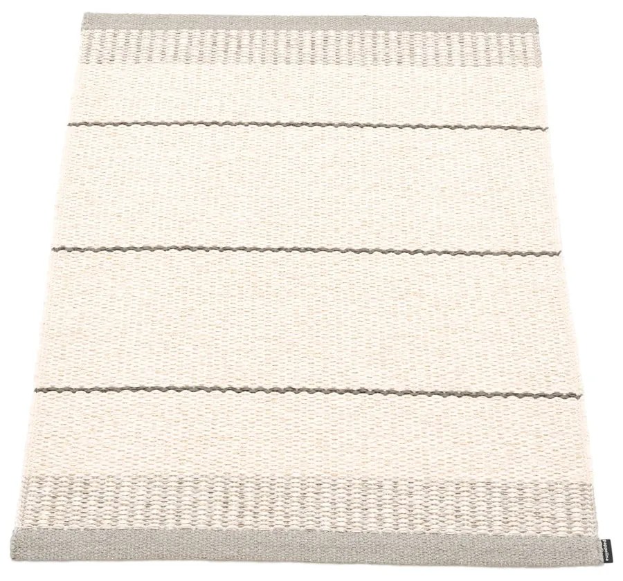 Светлосив и кремав килим за открито и закрито 60x85 cm Belle Warm Grey – Pappelina