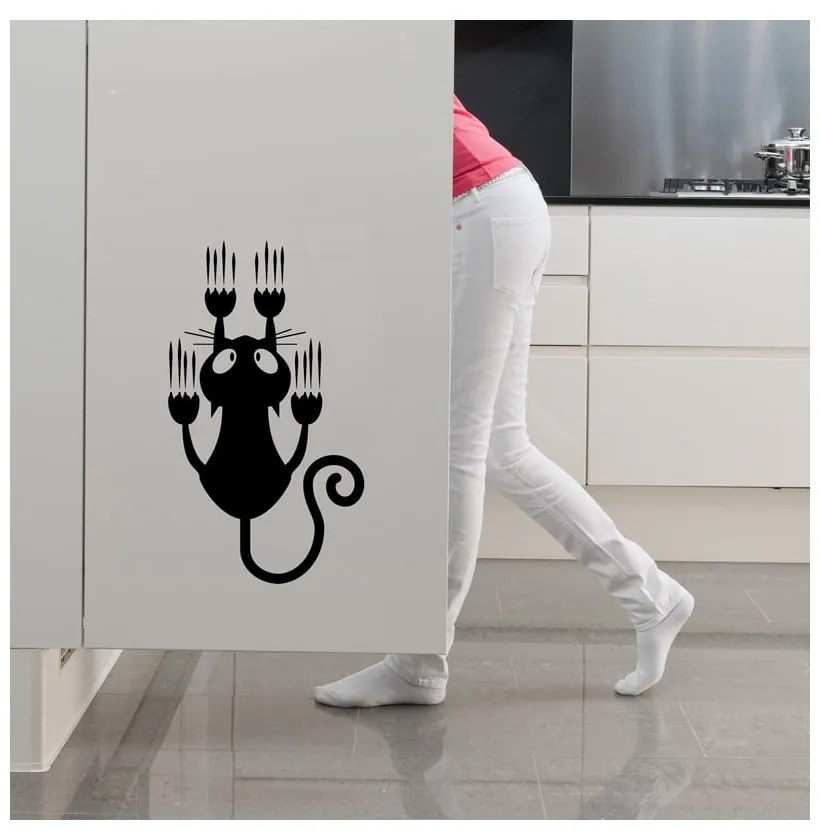 Плъзгащ се стикер за котка - Ambiance