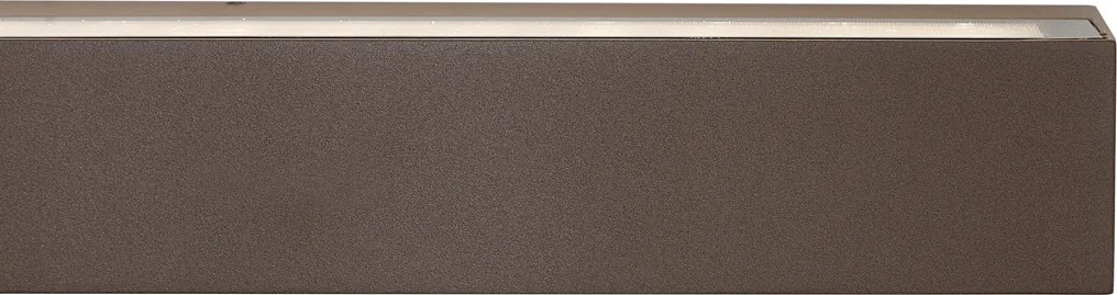 Индустриална външна стенна лампа ръждивокафява 55 см вкл. LED IP65 - Hannah