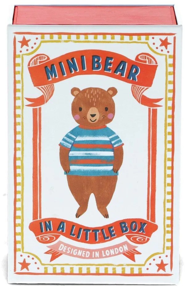 Плюшена играчка Mini Bear in a Little Box – Rex London