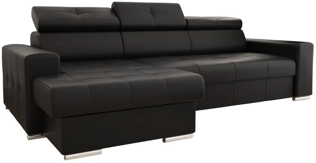 Ъглов диван April mini LTHR-Mauro-Left